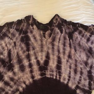 MM purple tie dye tunic top